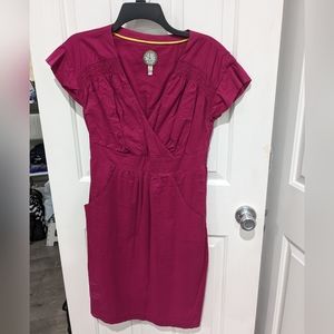 Bright pink summer dress